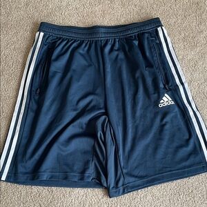 adidas Navy Blue Athletic Shorts